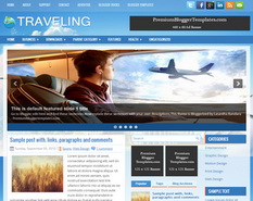 Traveling Blogger Template