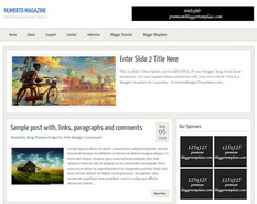 Numerto Magazine Blogger Template