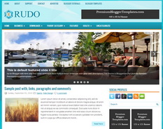 Rudo Blogger Template