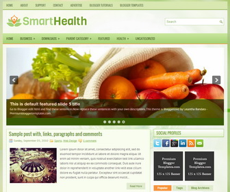 SmartHealth Blogger Template