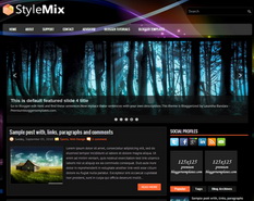 StyleMix Blogger Template