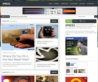 iPress Blogger Template