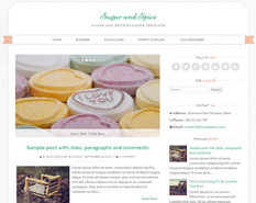 Sugar and Spice Blogger Template