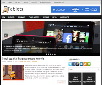 eTablets Blogger Template