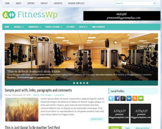 FitnessWp Blogger Template