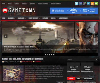 GameTown Blogger Template