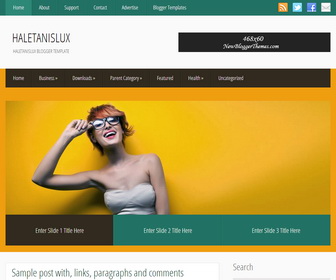 HaletanisLux Blogger Template