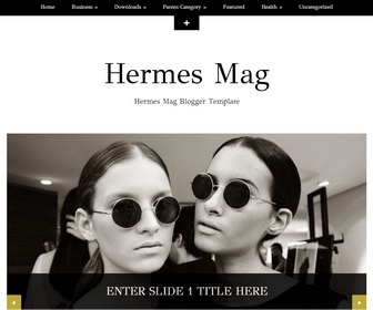 Hermes Mag Blogger Template