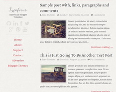 Typefocus Blogger Template