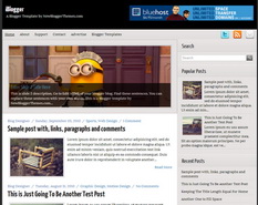 iBlogger Blogger Template