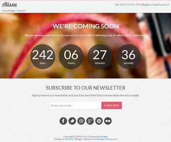 Alissa Blogger Template