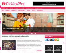 DatingMag Blogger Template