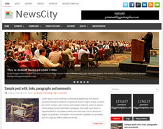 NewsCity Blogger Template