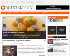 Outstanding Blogger Template