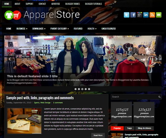 ApparelStore Blogger Template