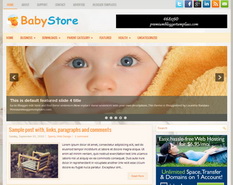 BabyStore Blogger Template
