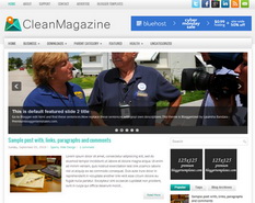 CleanMagazine Blogger Template