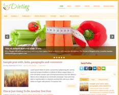 Dieting Blogger Template