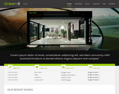 Green-B Blogger Template