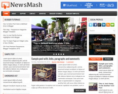 NewsMash Blogger Template