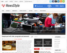 NewsStyle Blogger Template