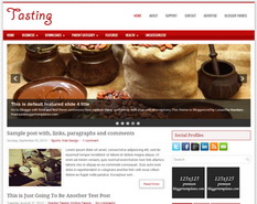 Tasting Blogger Template