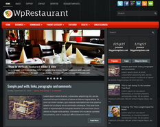 WpRestaurant Blogger Template
