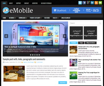 eMobile Blogger Template