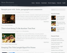 Base Business Blogger Template