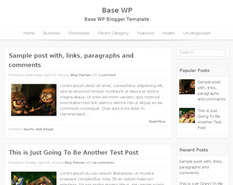 Base WP Blogger Template