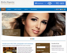 Bluilos Magazine Blogger Template