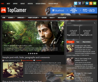 TopGamer Blogger Template