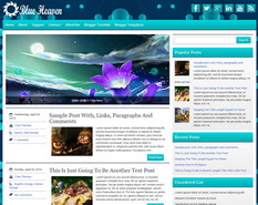 BlueHeaven Blogger Template