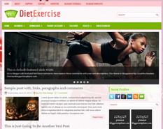 DietExercise Blogger Template