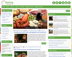 DietingMadeEasy Blogger Template