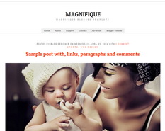 Magnifique Blogger Template