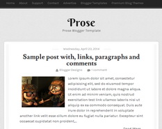 Prose Blogger Template