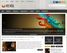 Revol Blogger Template