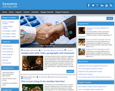 Symetry Blogger Template