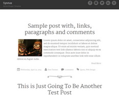 Syntax Blogger Template