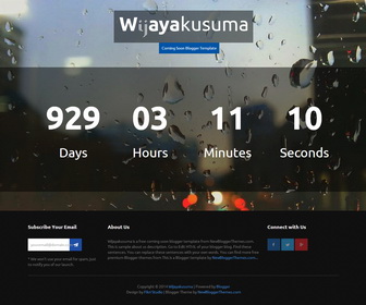 Wijayakusuma Blogger Template