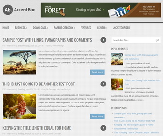 AccentBox Blogger Template