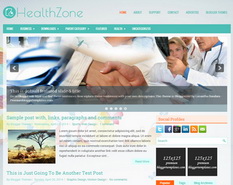HealthZone Blogger Template