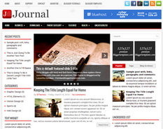 Journal Blogger Template