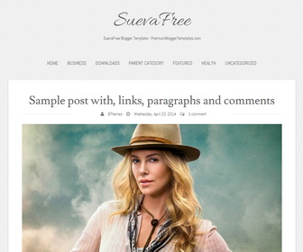 SuevaFree Blogger Template