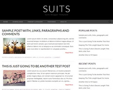 Suits Blogger Template