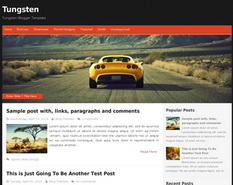 Tungsten Blogger Template