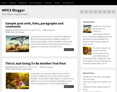 WPEX Blogger Blogger Template