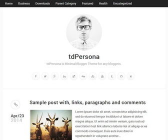 tdPersona Blogger Template