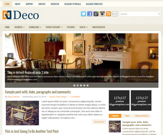 Deco Blogger Template